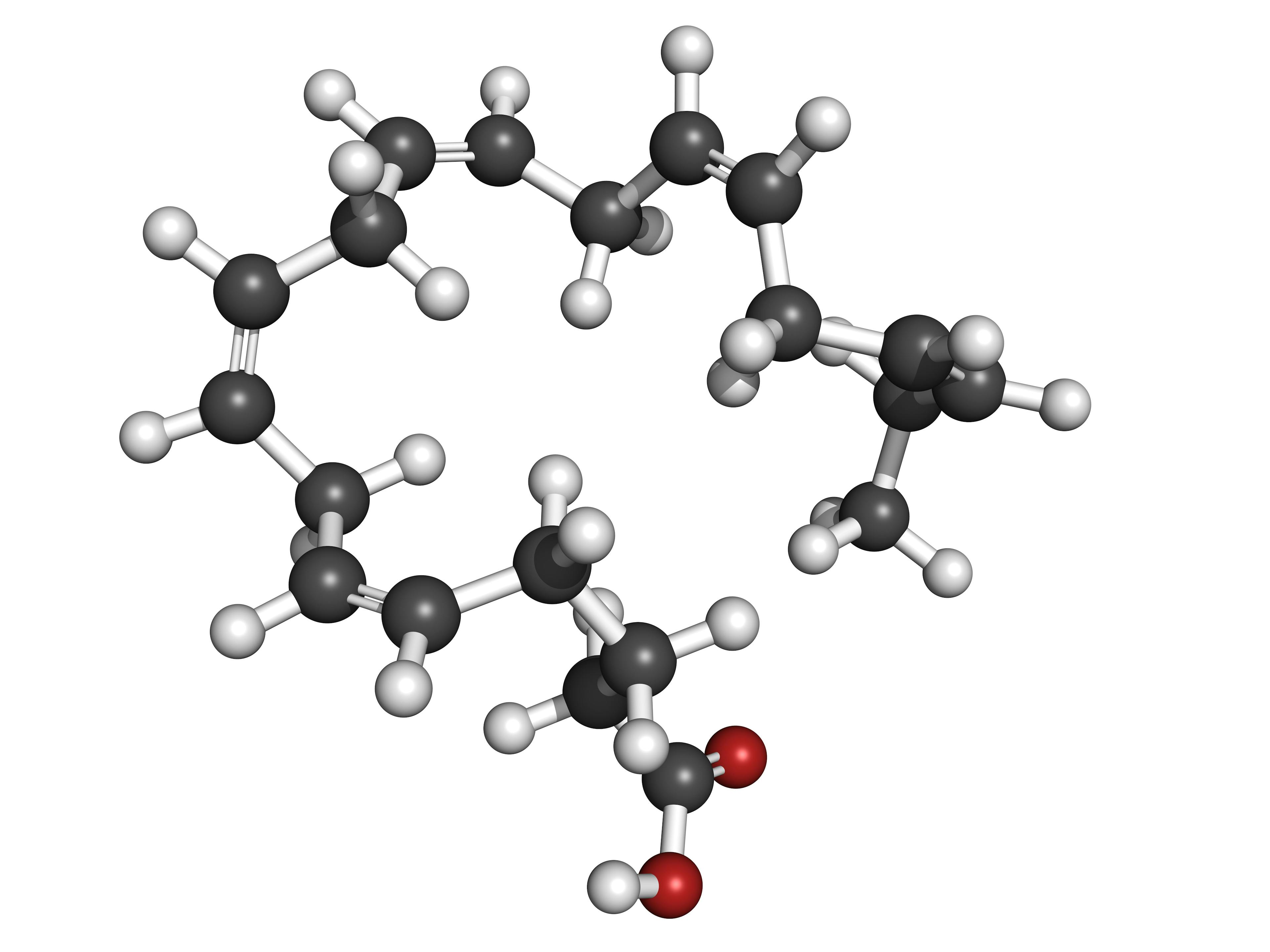 Eicosapentaenoic acid (EPA) fish oil omega-3 fatty acid, molecul | Image Credit: © molekuul.be - stock.adobe.com