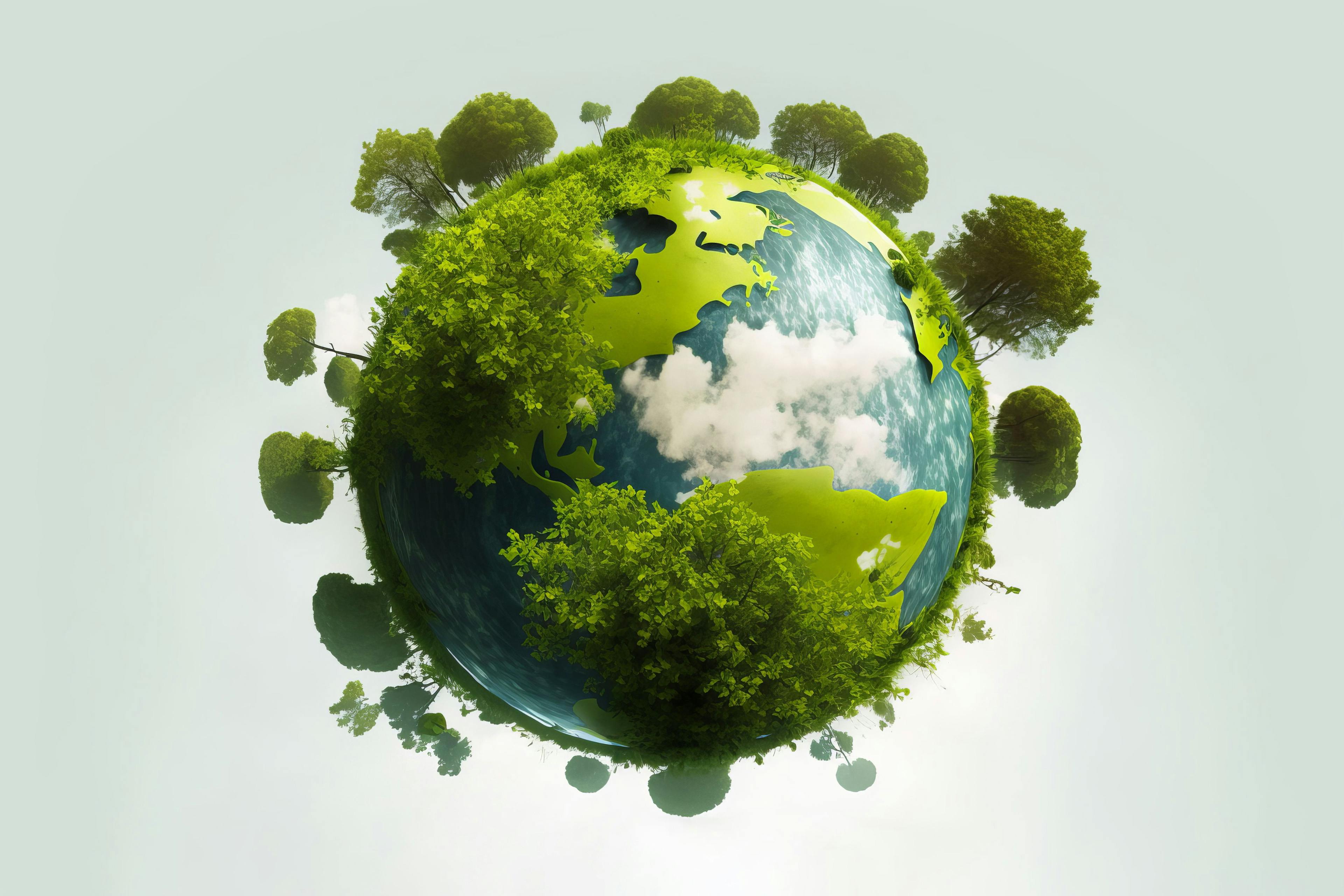 Green planet. Generative AI digital illustration. | Image Credit: © EZPS -stock.adobe.com