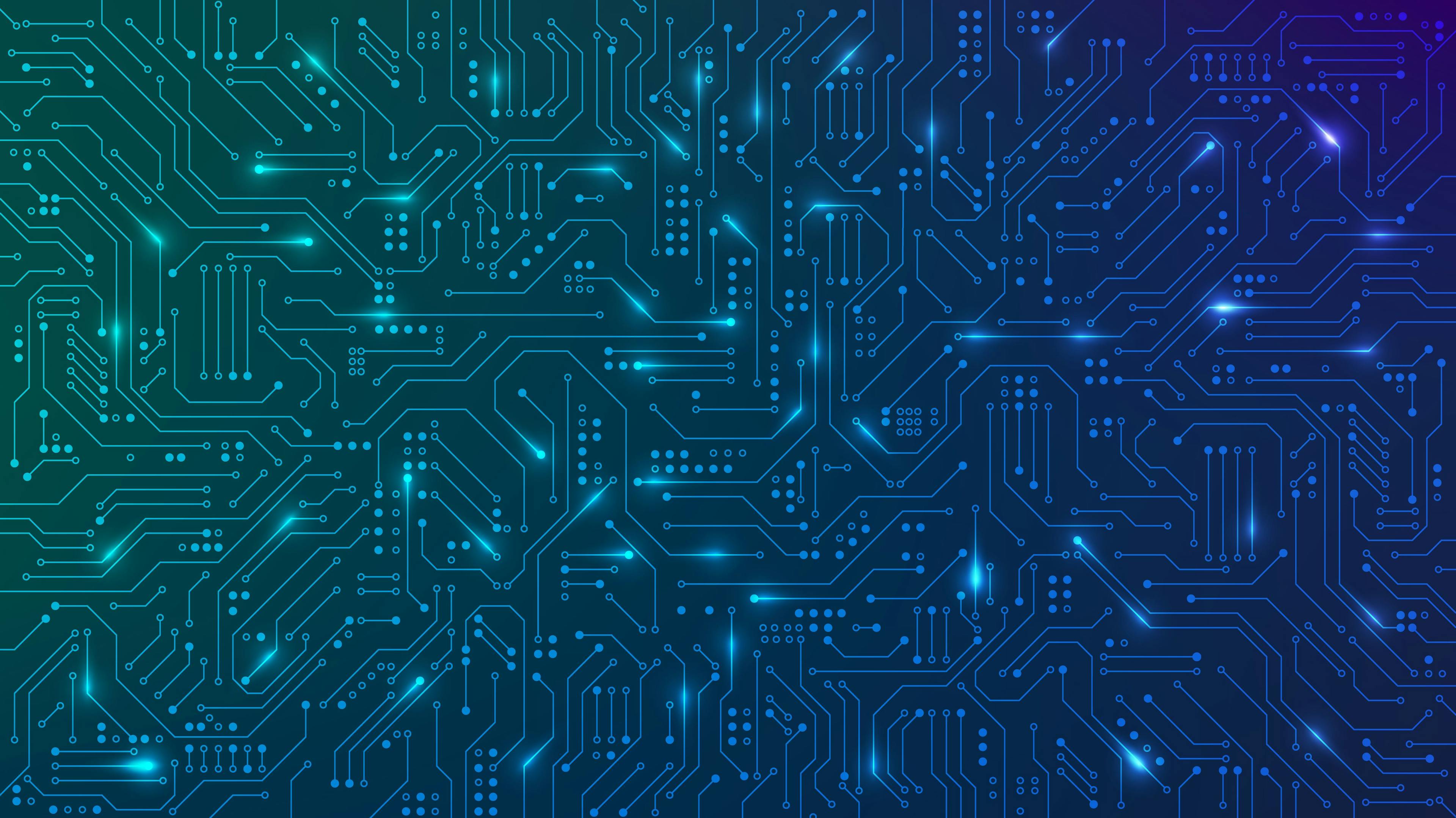 Abstract futuristic circuit board. High computer technology blue color background. Hi-tech digital technology concept. Vector illustration | Image Credit: © Ihor - stock.adobe.com. 