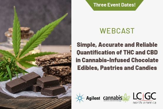 Simple, Accurate and Reliable Quantification of THC and CBD in Cannabis-Infused Chocolate Edibles, Pastries and Candies