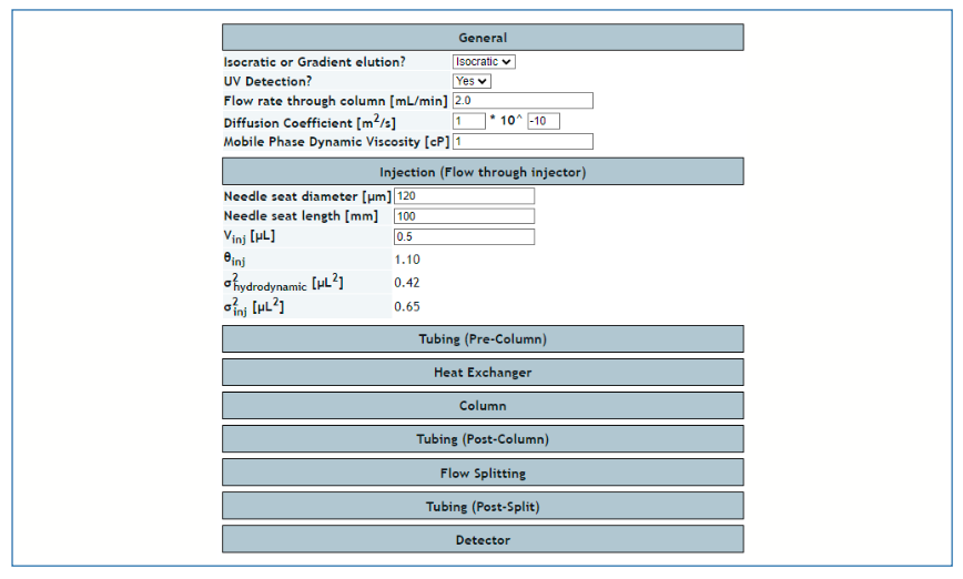 FIGURE 2: Screenshot of the input array available to users in the “Dispersion Calculator” (https://www.multidlc.org/dispersion_calculator/).