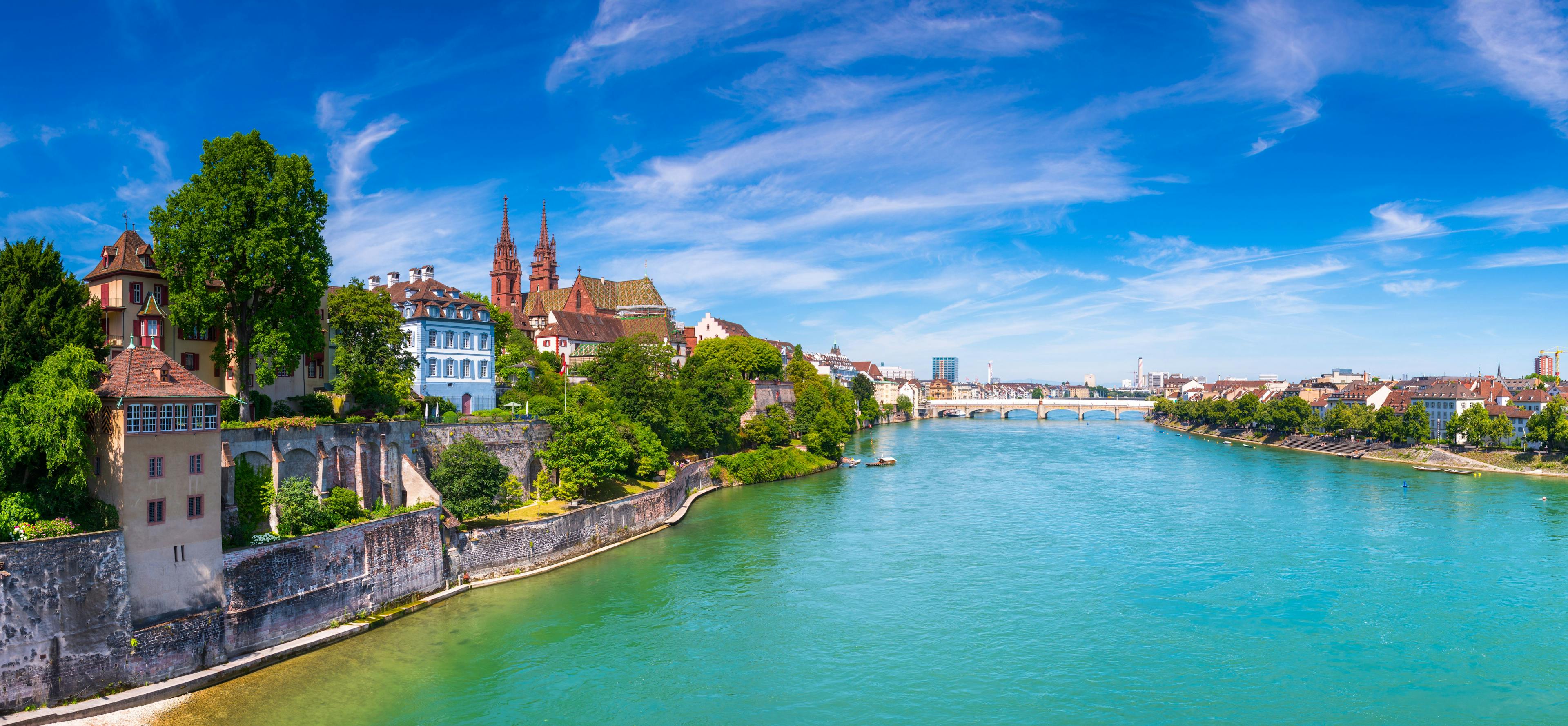 the cityscape of Basel, Switzerland