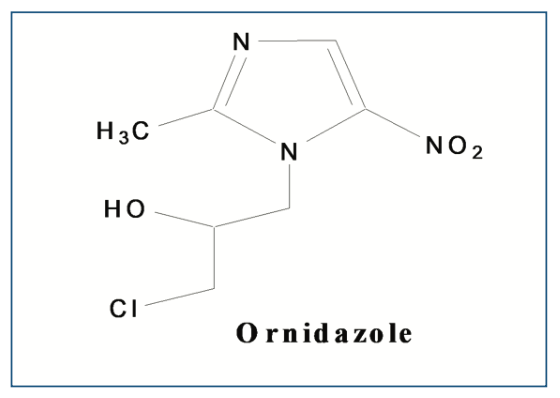 FIGURE 1: Structural formula of OZ.