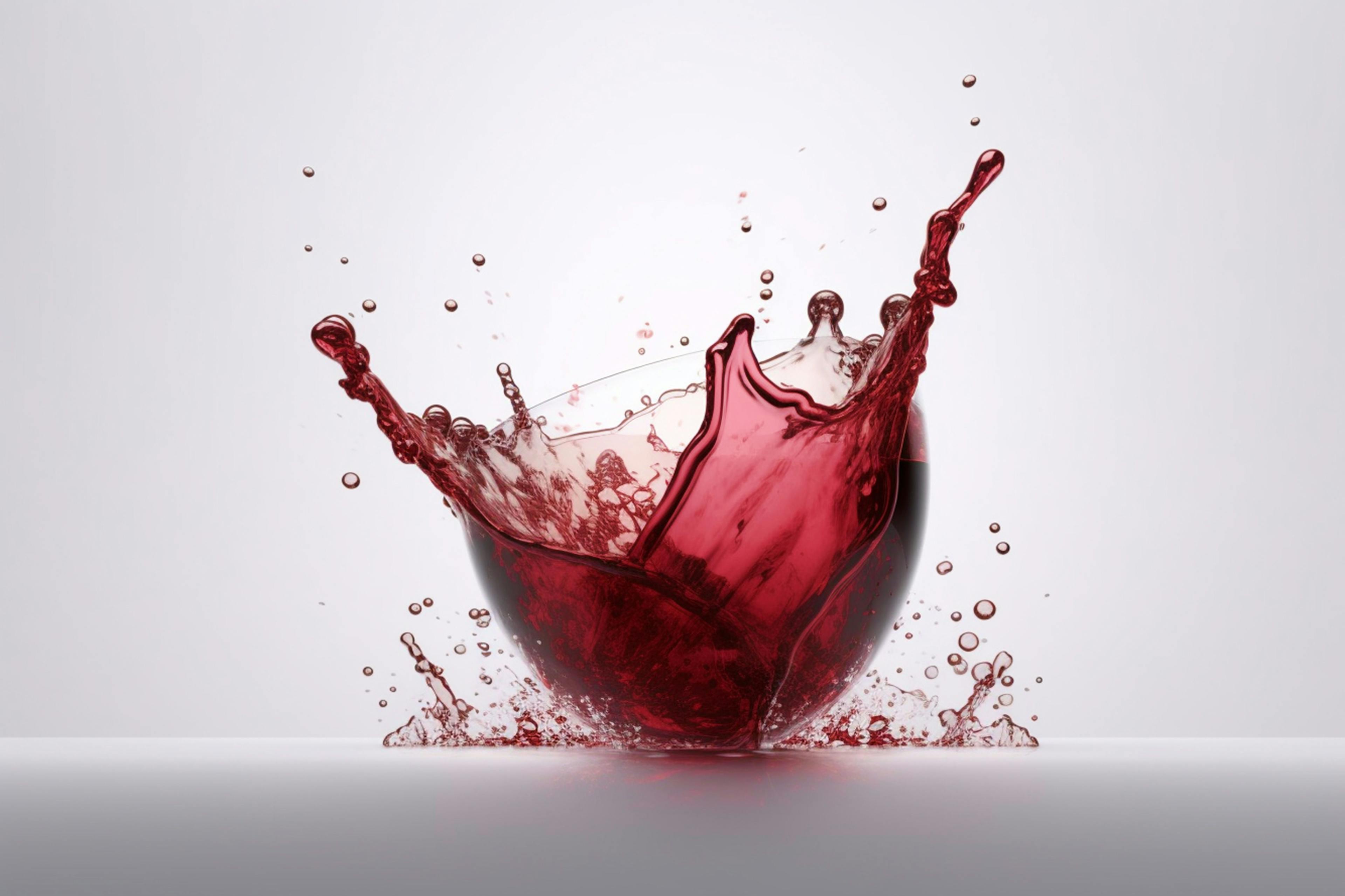 red wine splash | Image Credit: © Pana Studio - stock.adobe.com