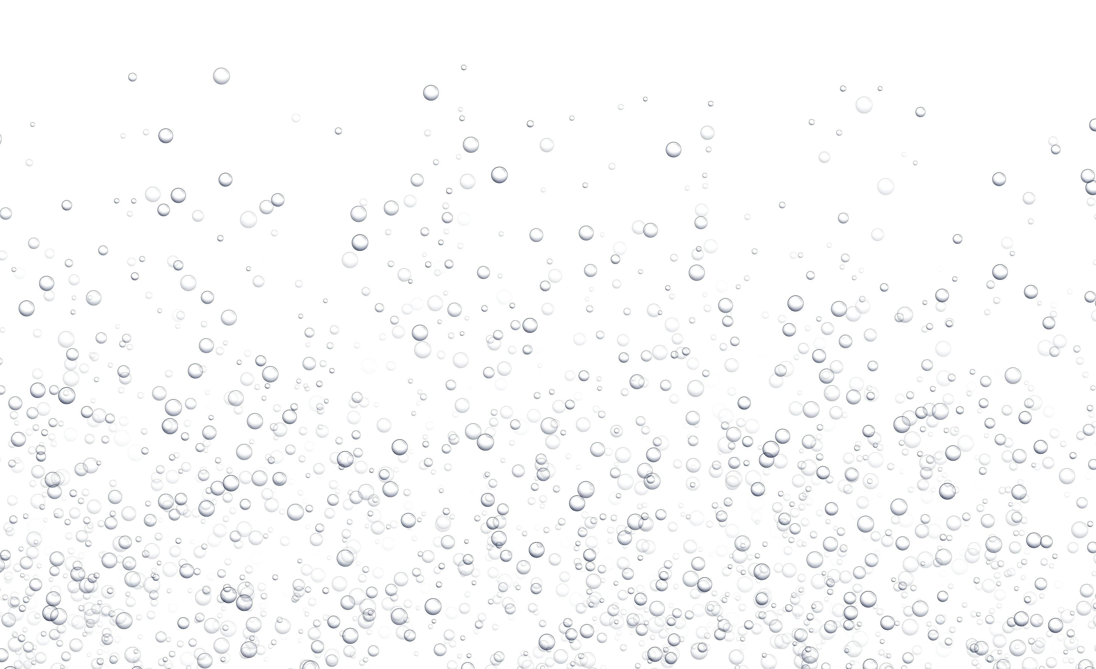 Underwater fizzing bubbles, soda or champagne carbonated drink, sparkling water isolated on white background. Effervescent drink. Aquarium, sea, ocean bubbles vector . | Image Credit: © Likanaris - stock.adobe.com