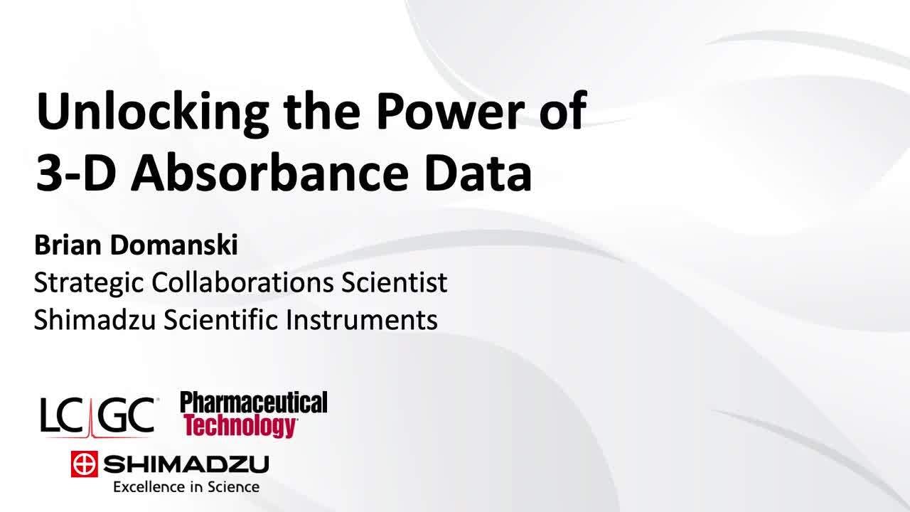 Unlocking the Power of 3-D Absorbance Data