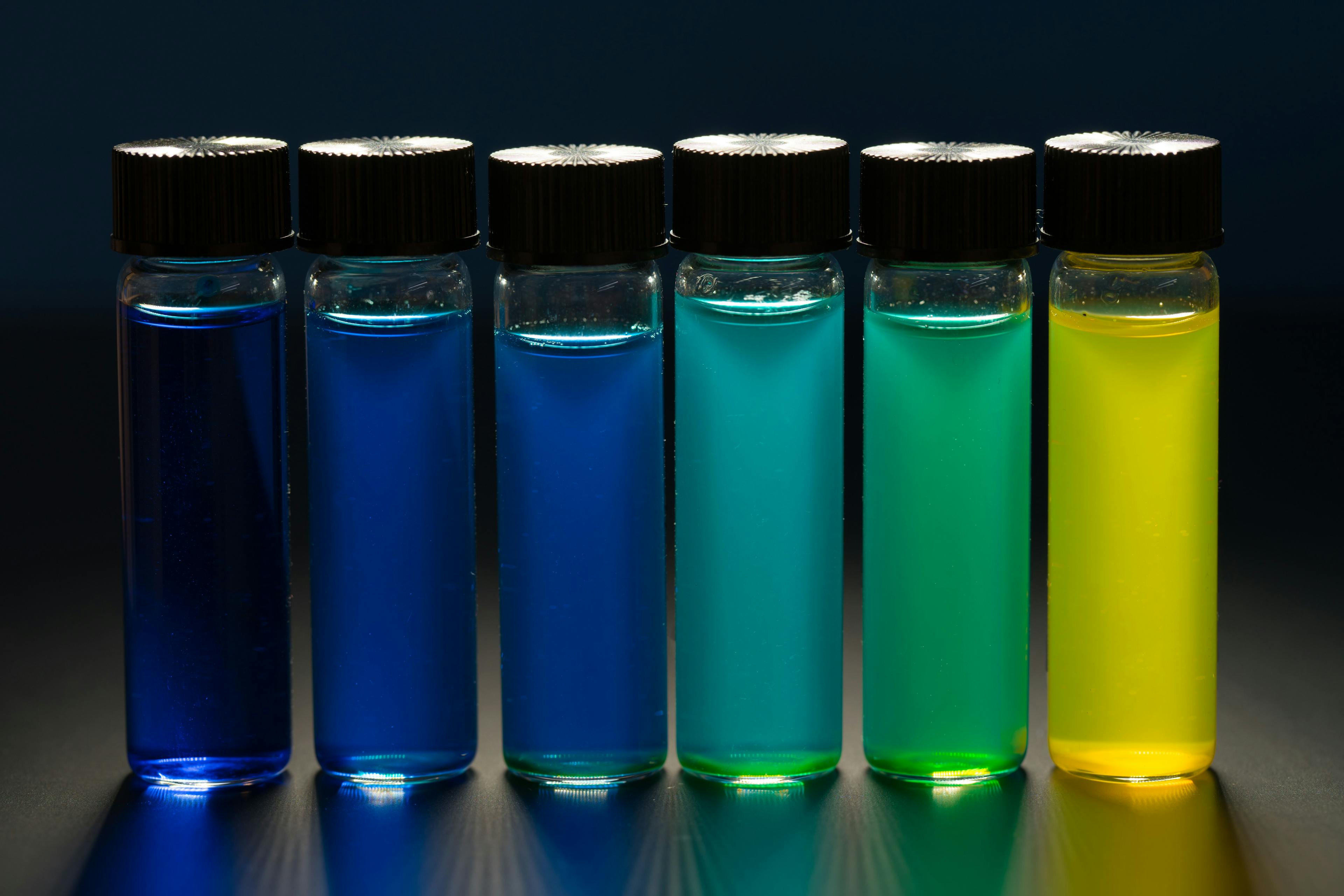 Multi-colored liquid in the vials | Image Credit: © luchschenF - stock.adobe.com