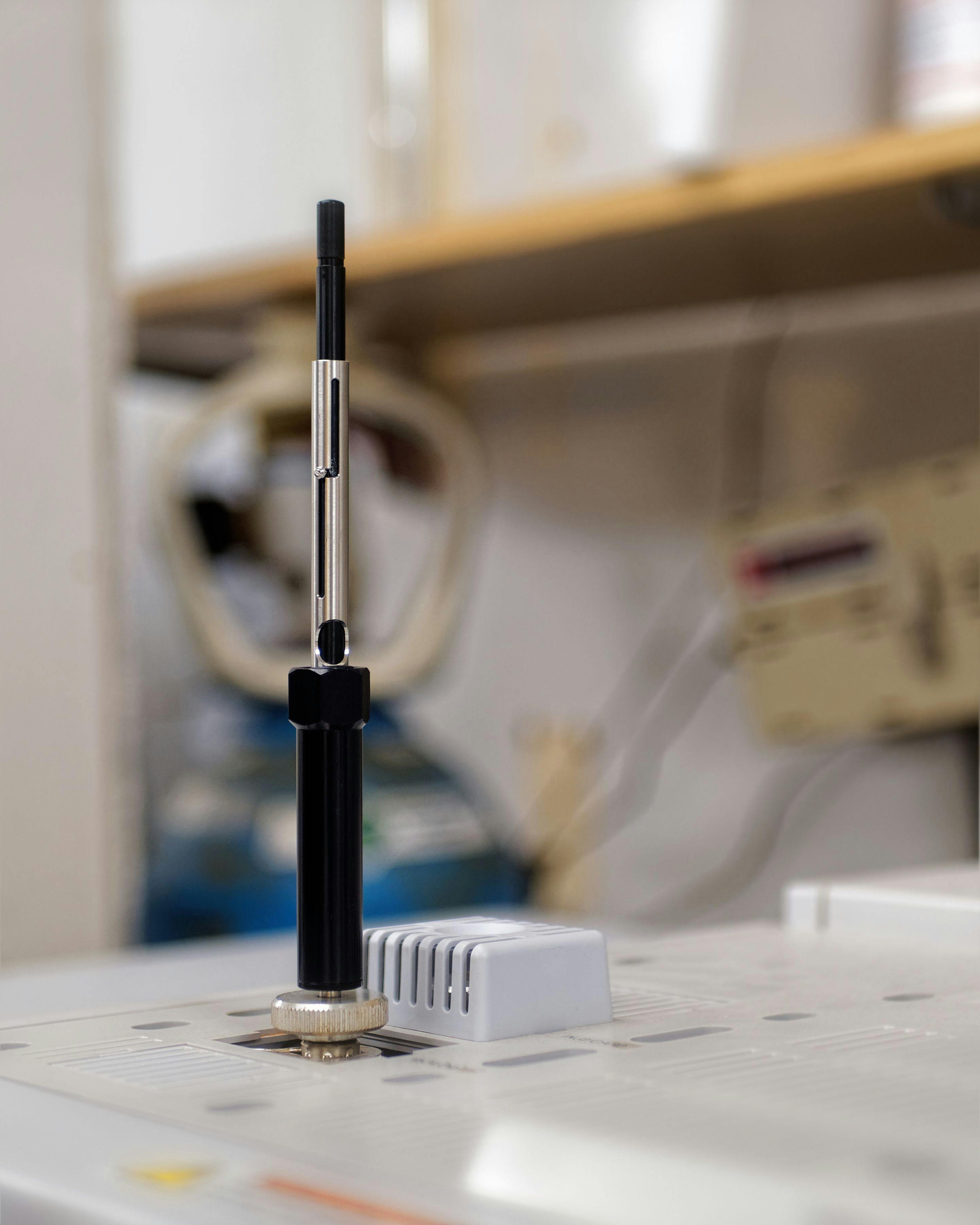 Solid phase microextraction holder used in gas chromatography. | Image Credit: © ggw - stock.adobe.com