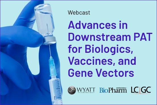 Advances in Downstream PAT for Biologics, Vaccines and Gene Vectors