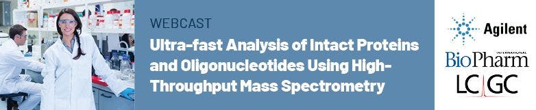 Ultra-fast Analysis of Intact Proteins and Oligonucleotides Using High-Throughput Mass Spectrometry 