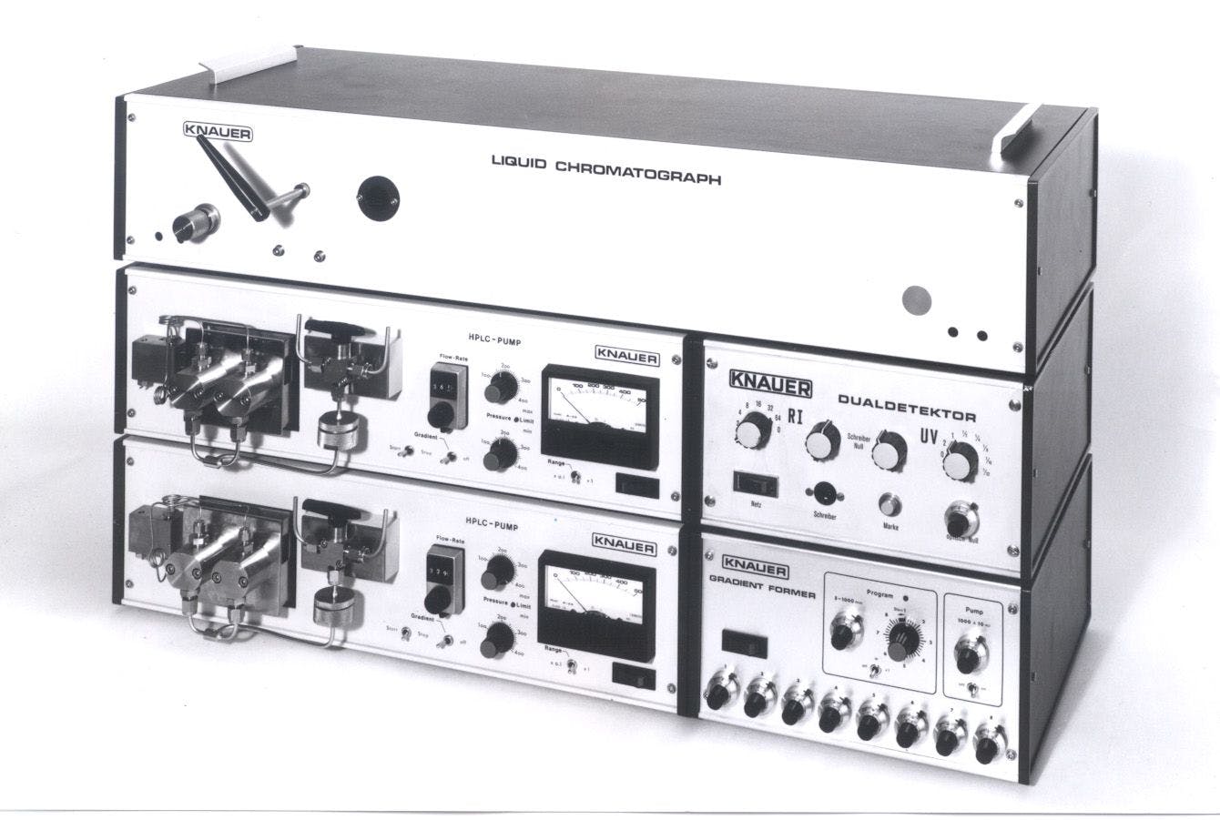 Modular Knauer HPLC system, 1974 | Image Credit: © Knauer