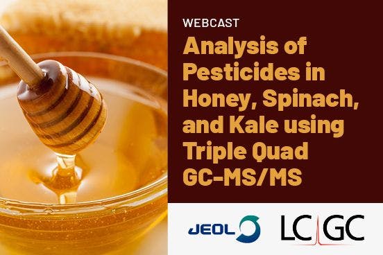 Analysis of Pesticides in Honey, Spinach, and Kale using Triple Quad GC-MS/MS