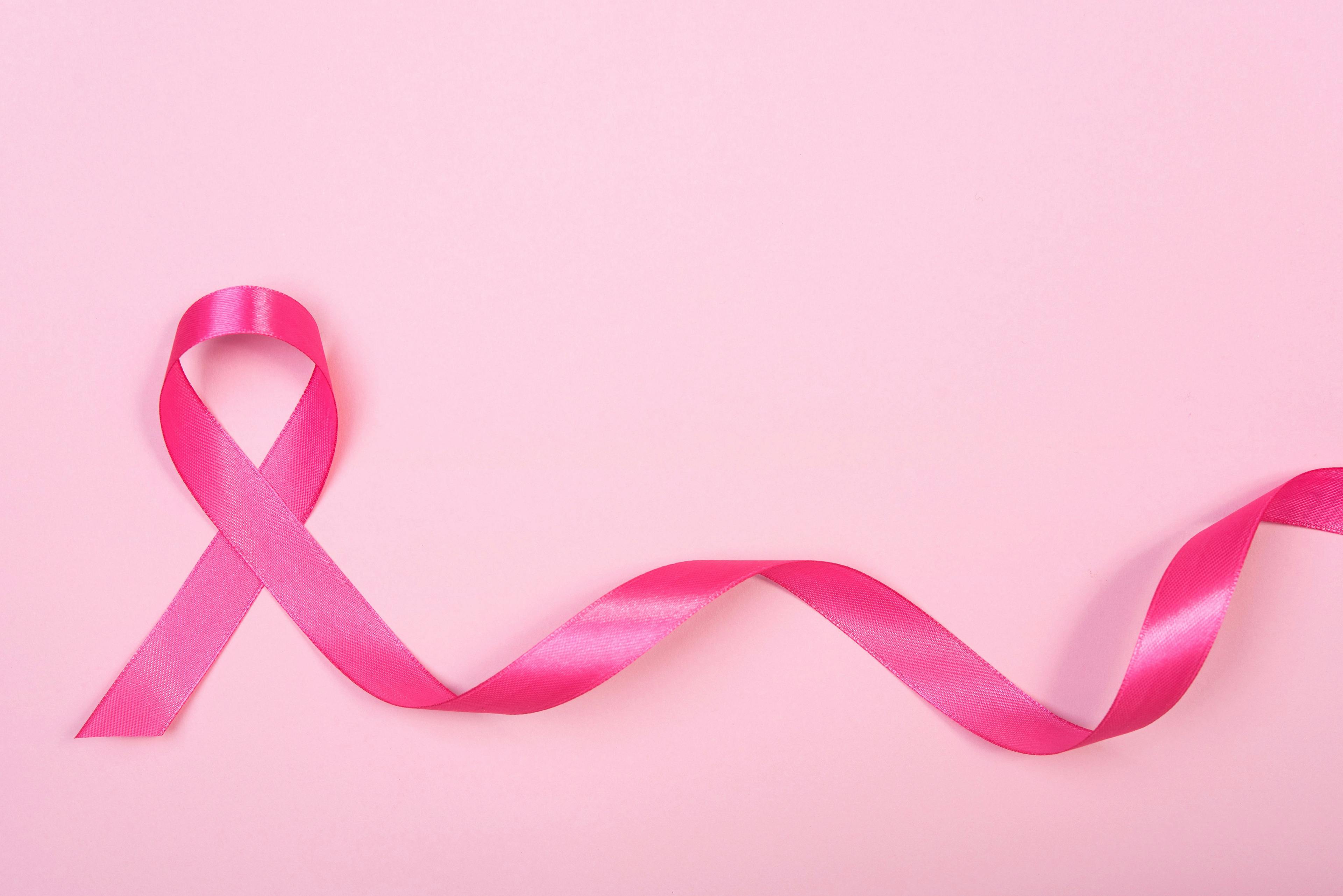 Pink ribbon breast cancer on pink background. with copy space | Image Credit: © NaMong Productions - stock.adobe.com
