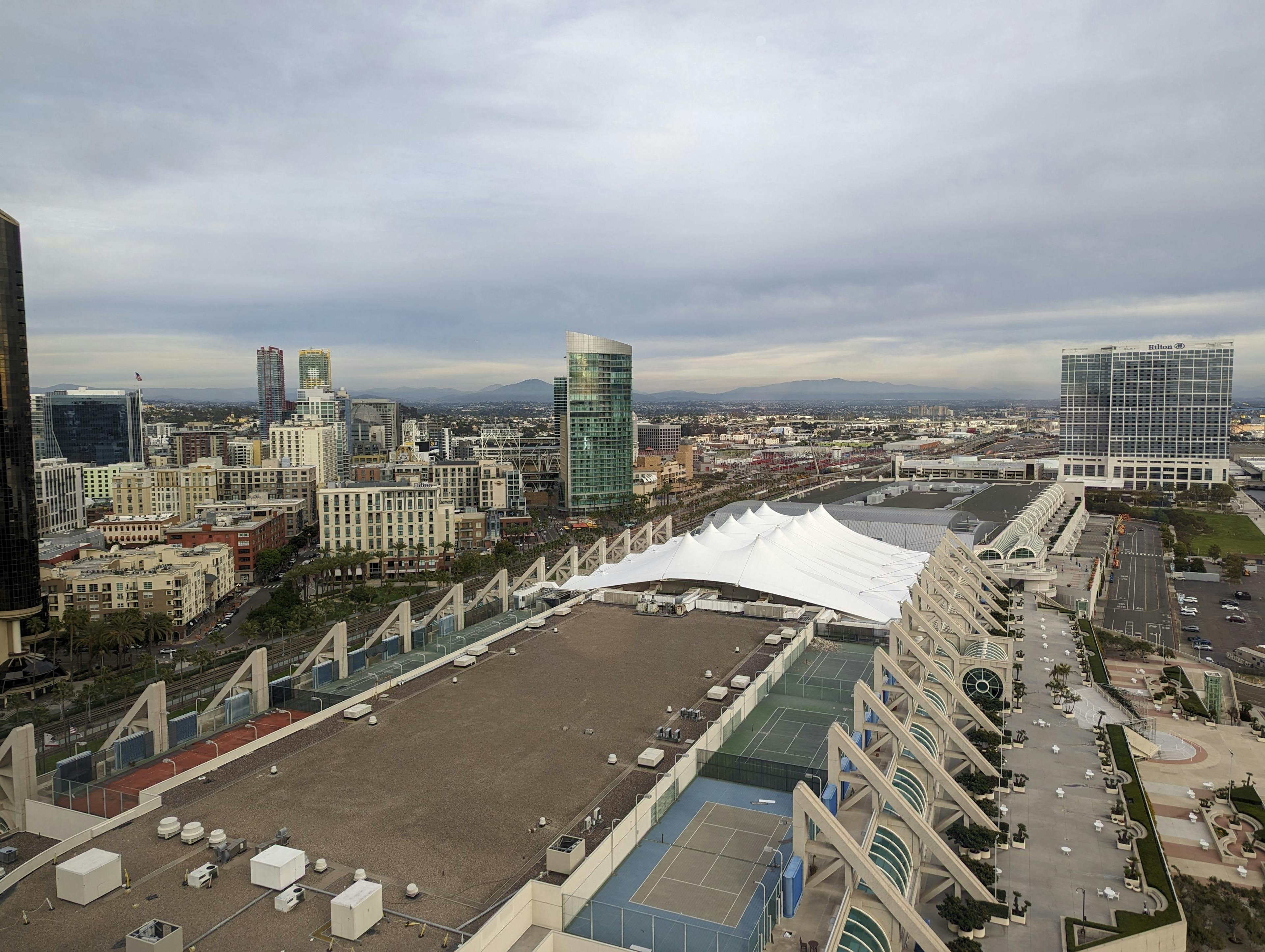 Overlooking the San Diego Convention Center | Image Credit: Patrick Lavery