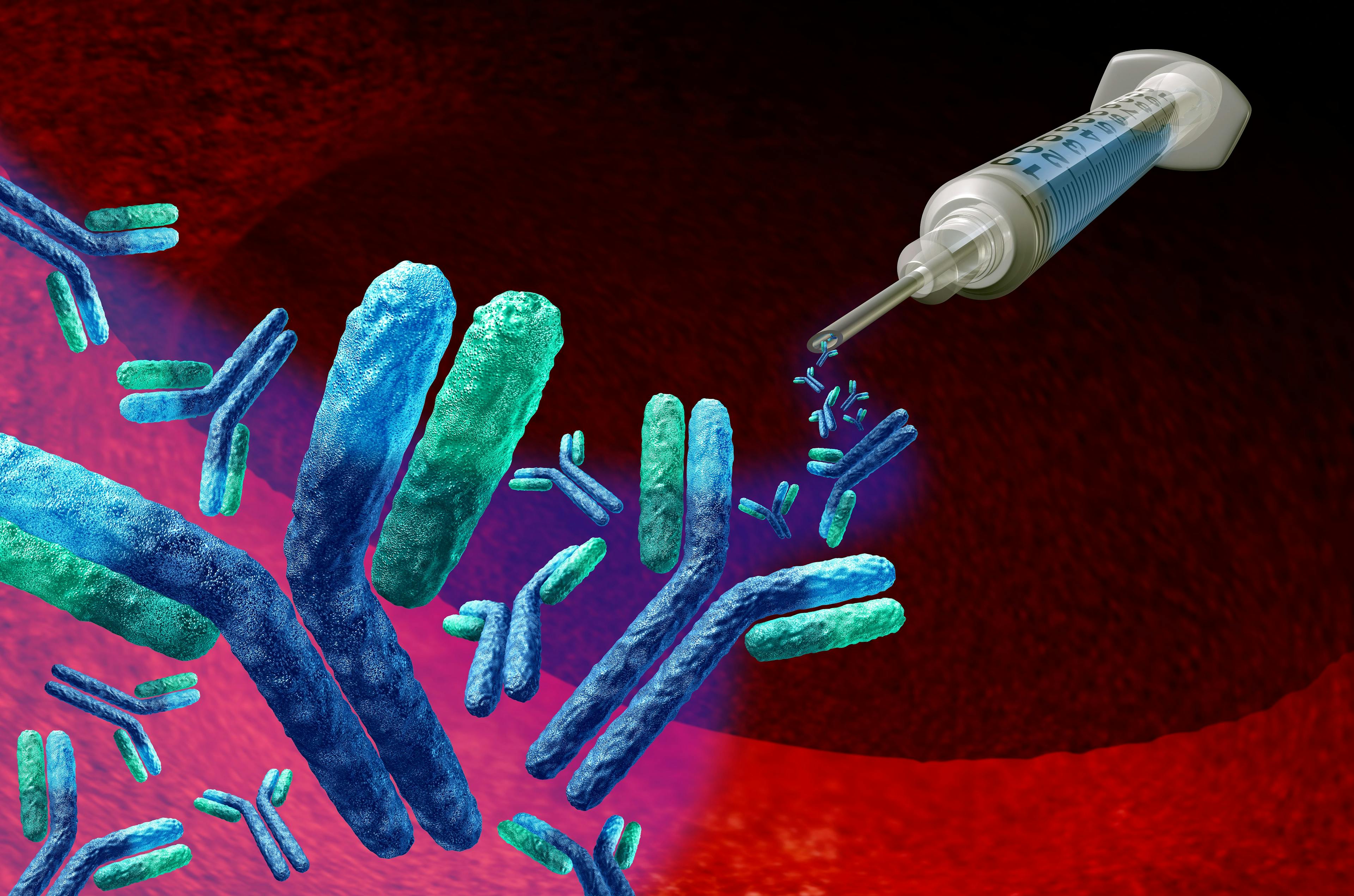 Monoclonal Antibody Treatment and therapies of antibodies as a cure for virus infection as an immune system medical concept for oncology and pathology | Image Credit: © freshidea - stock.adobe.com 