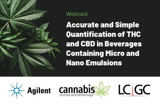 Accurate and Simple Quantification of THC and CBD in Beverages Containing Micro and Nano Emulsions