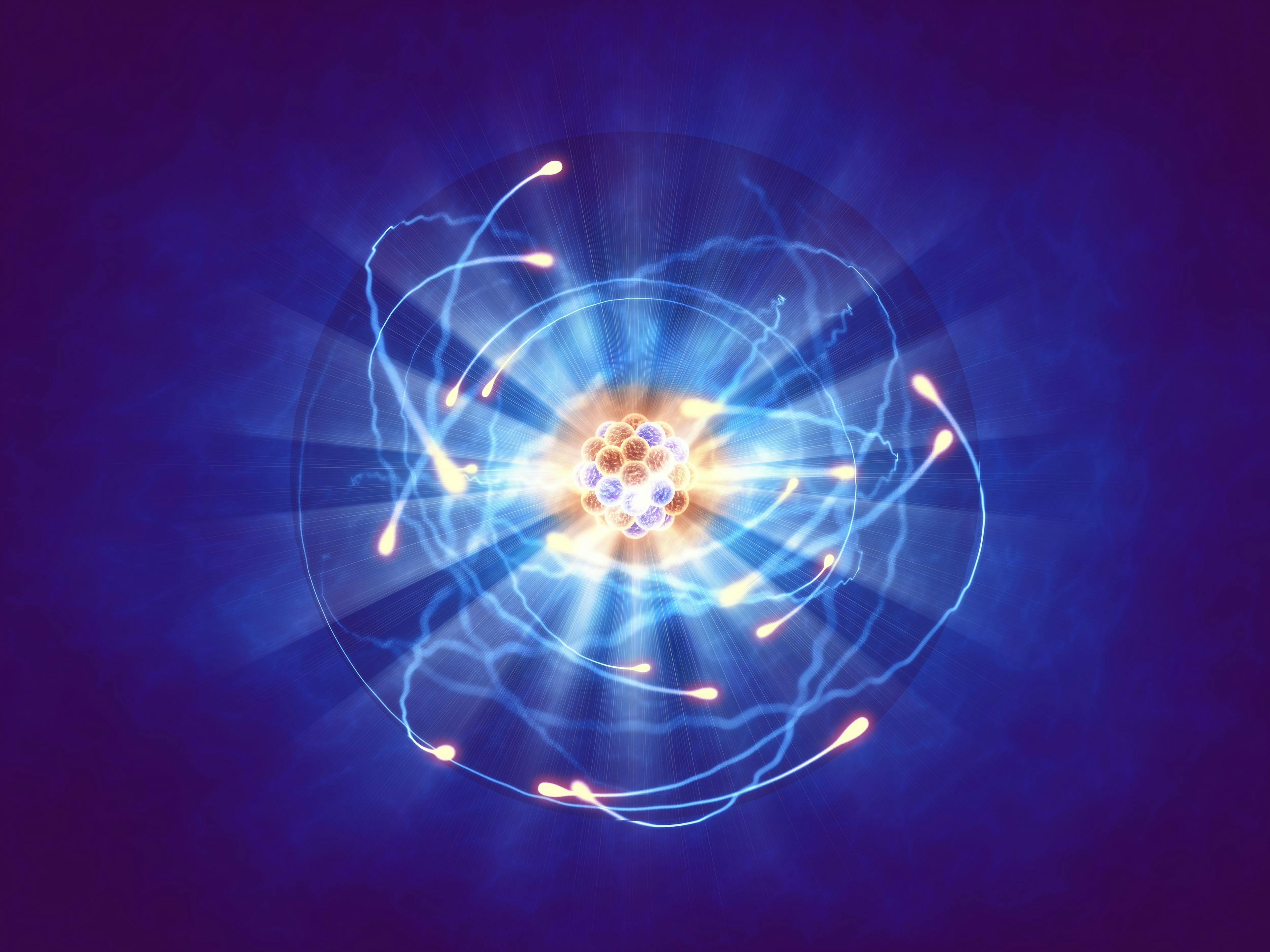 Single atom and its electron cloud , Quantum mechanics and atomic structure concept | Image Credit: © nobeastsofierce - stock.adobe.com