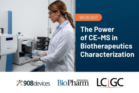 The Power of CE–MS in Biotherapeutics Characterization